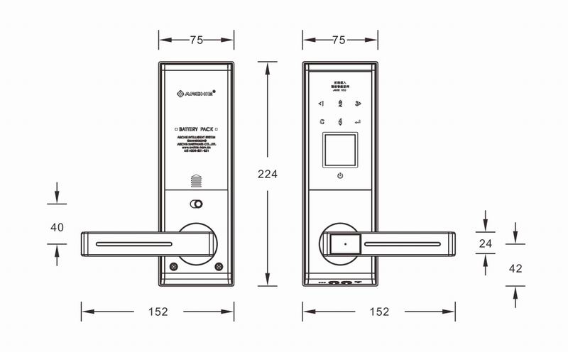 smart door lock specification