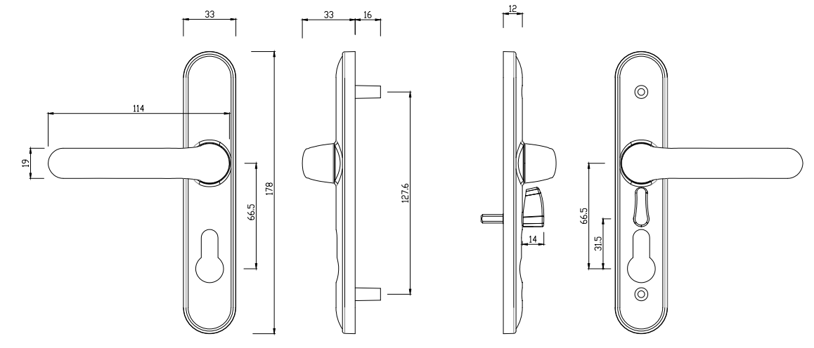 lever door hardware