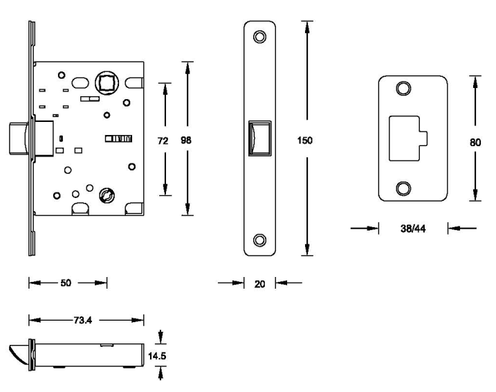 Door Handle And Latch