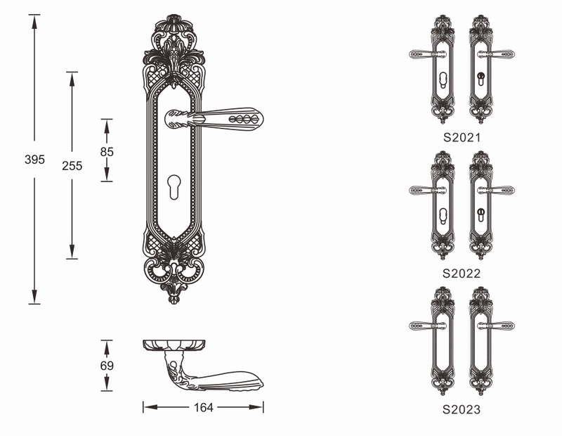 Brass Door Handles Antibacterial