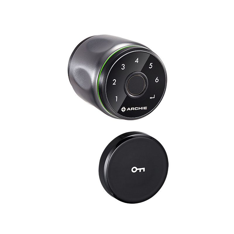 Fingerprint Door Lock Black Door Knobs | J4011-H10