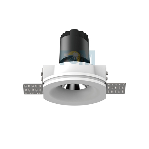 Luminária embutida para baixo