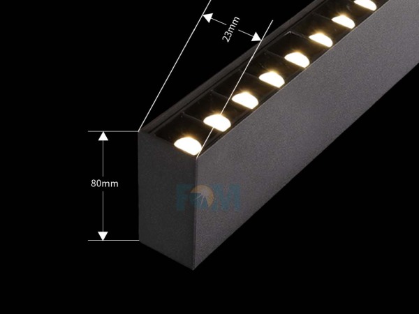 Suspended Linear Light (Grille)