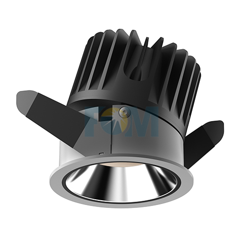 Luminária embutida para baixo