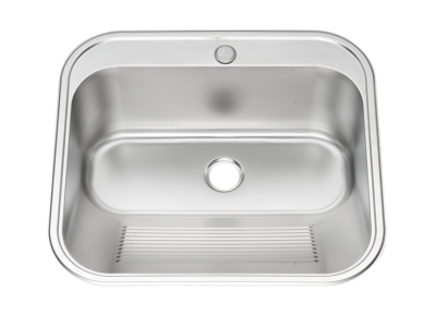 Laundry Sink Top Mount Sink with Faucet Hole Size 5550