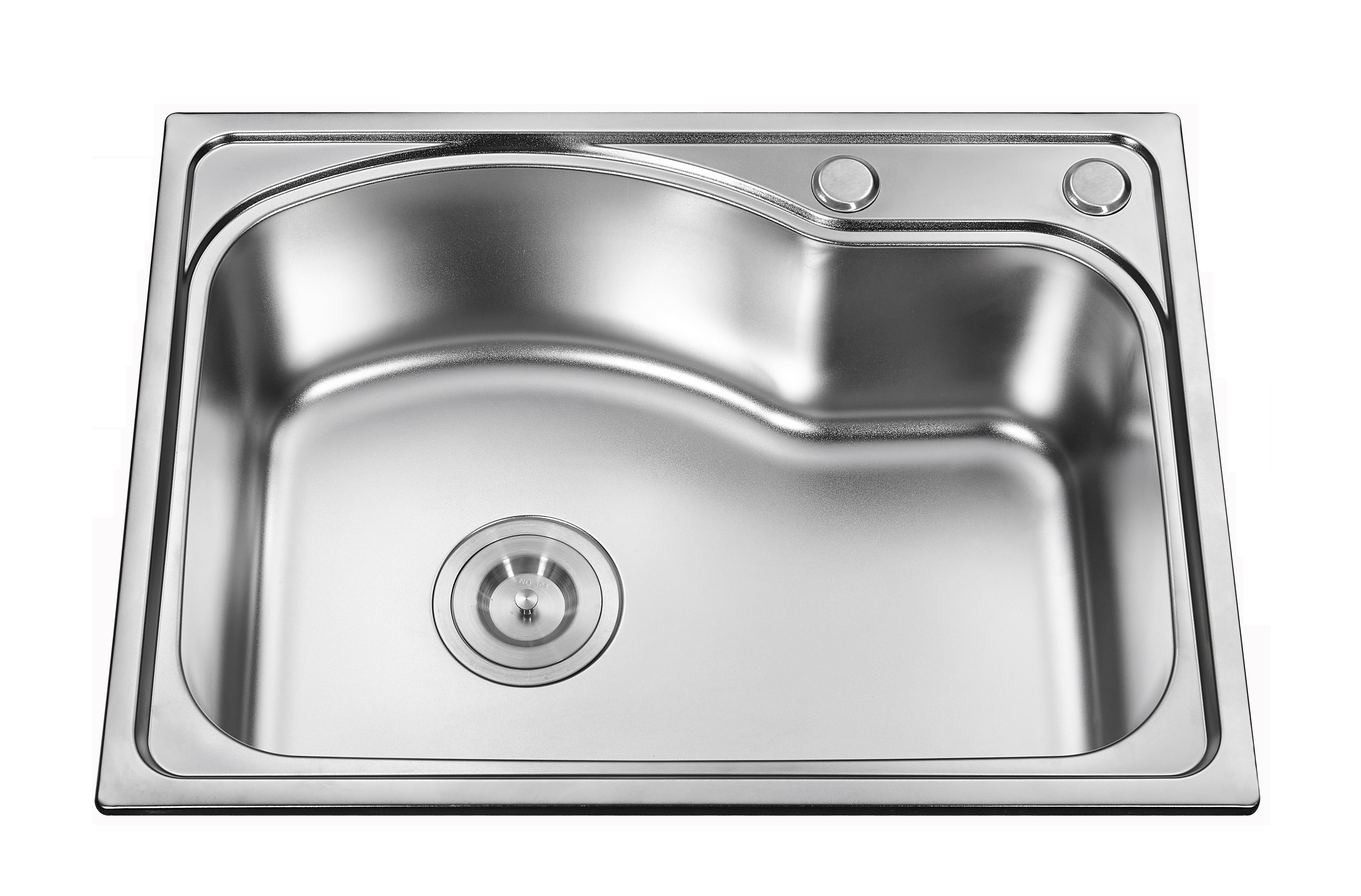 Single Bowl Top Mount Sink 5843cm