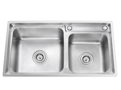 304 Double Bowls Sinks 8245cm