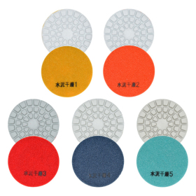 11 mm concrete ground dry grinding plate 12 head grinder resin grinding plate wear-resistant grinding plate