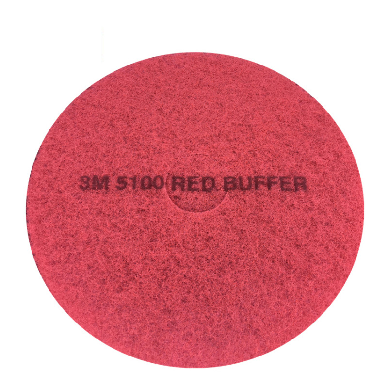 3M red floor cleaning scrubbing Pad red cleaning pad