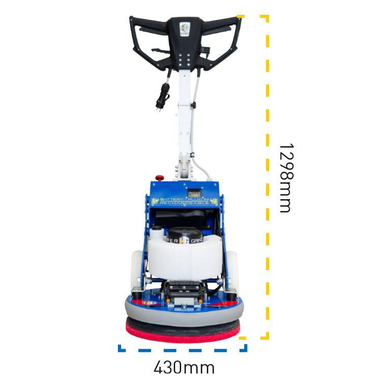 HYPER ORBIT IS THE NEW ROTARY-ORBITAL SINGLE-BRUSH THAT MAKES WORKING ON ALL SURFACES EASY AND FAST.