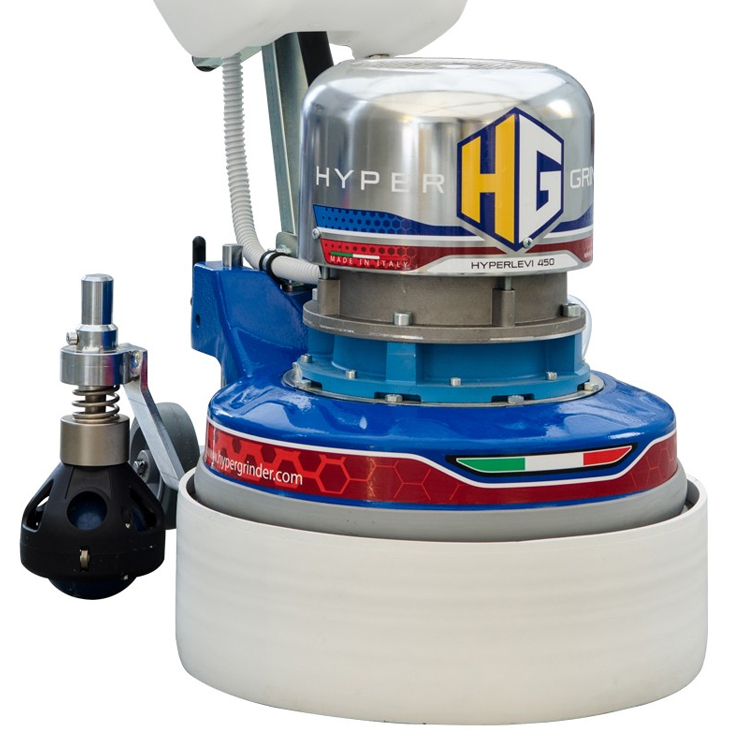 HG HYPERLEVI 450 MÁQUINA PULIDORA Y RECTIFICADORA MULTIFUNCIONAL DE ALTO RENDIMIENTO Y COMPACTA.