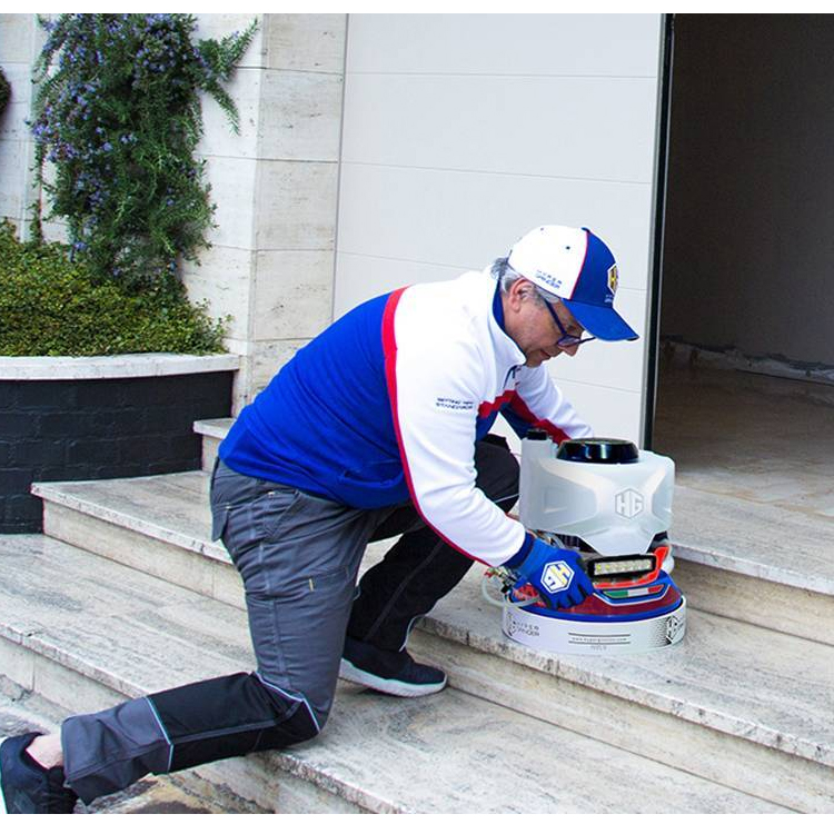 HG HYPER COUNTER TOP HYPER CT IS A MANUAL PLANETARY POLISHER FOR GRINDING AND POLISHING COUNTER TOPS