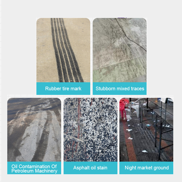 Top Quality external floors Tire marker stains cleaning remover