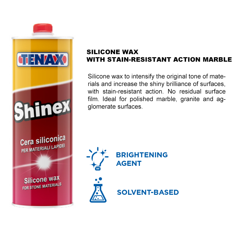 TENAX SILICONE WAX WITH STAIN-RESISTANT ACTION MARBLE