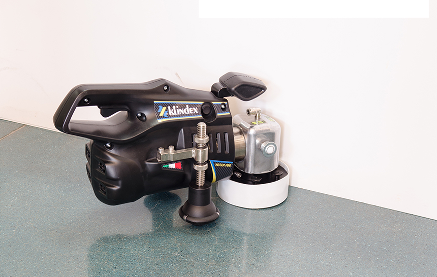 Waterfire new edge and corner hand polisher klindex kroma machine