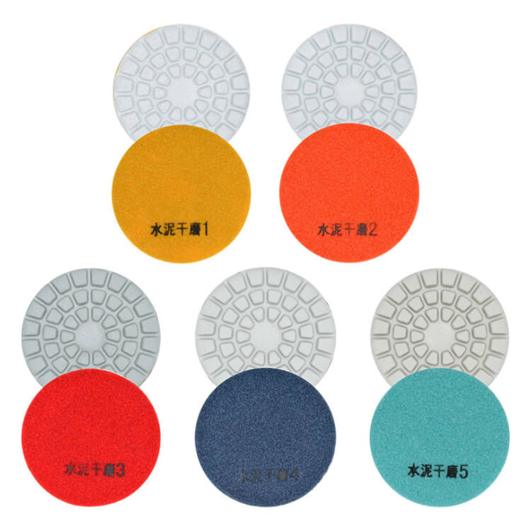 11 mm concrete dry grinding plate 12 head grinder resin grinding plate wear-resistant grinding diamond disc