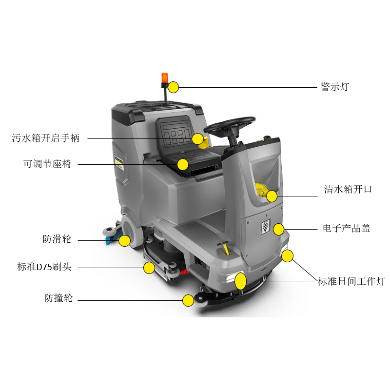 BD 75/120 R Classic Bp floor scrubber and dryer