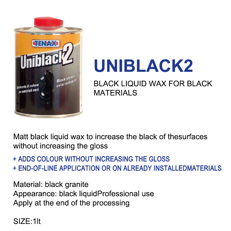 TENAX 1L Matt black liquid wax for black materials increase the black of thesurfaces