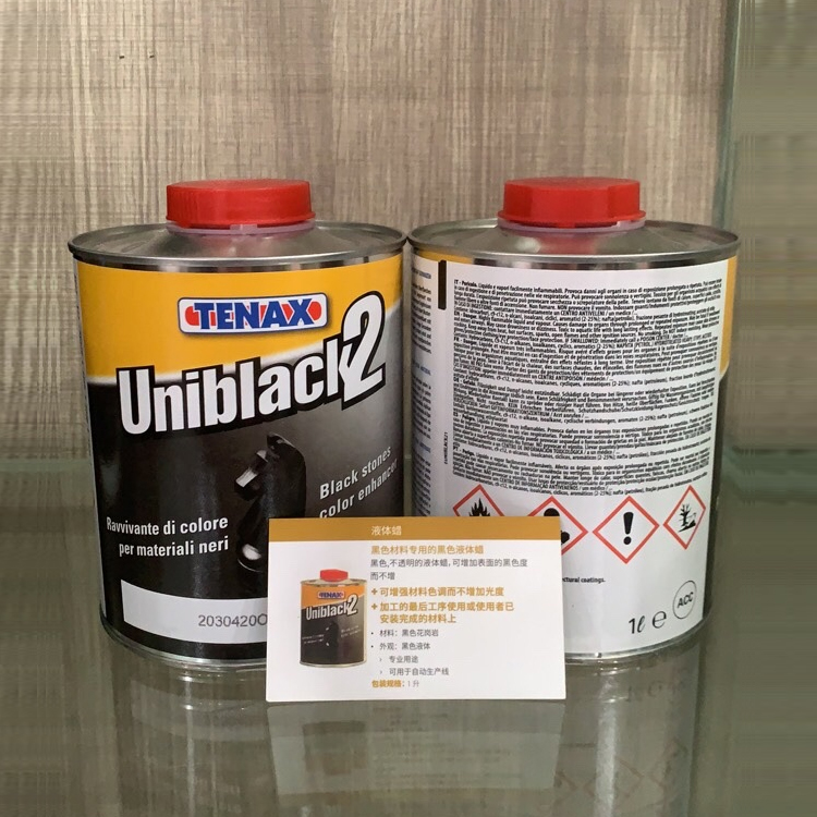 TENAX 1L Matt black liquid wax for black materials increase the black of thesurfaces