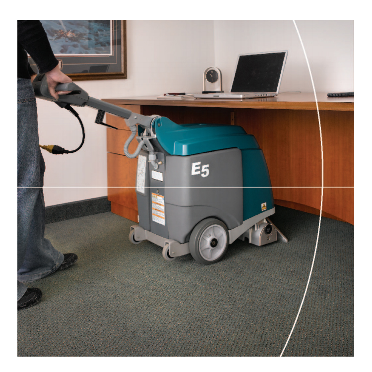 TENAX E5 COMPACT, LOW-PROFILE  CARPET EXTRACTOR