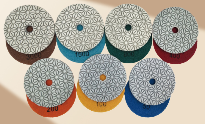 High Gloss Wet Diamond Granite Floor Grinding Pad granite diamond pad