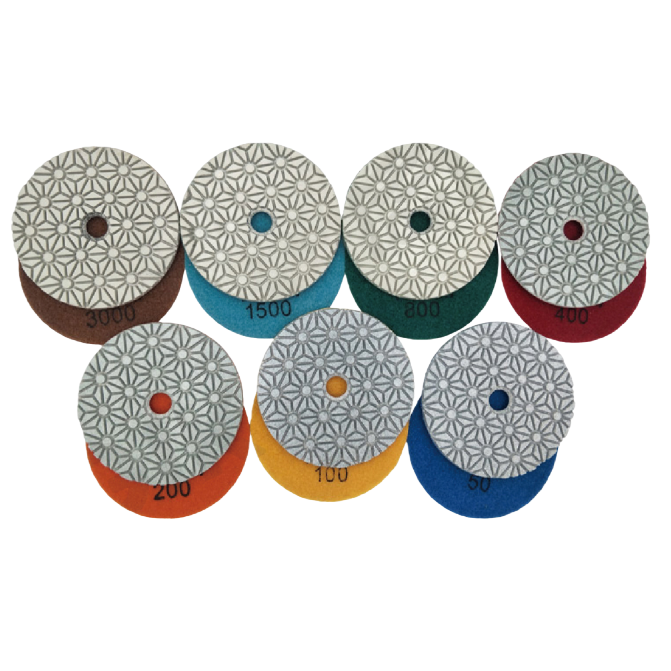 High Gloss Wet Diamond Granite Floor Grinding Pad granite diamond pad