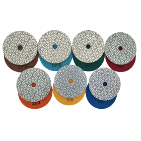 Almohadilla de pulido de piso de granito con diamante húmedo de alto brillo Almohadilla de diamante de granito