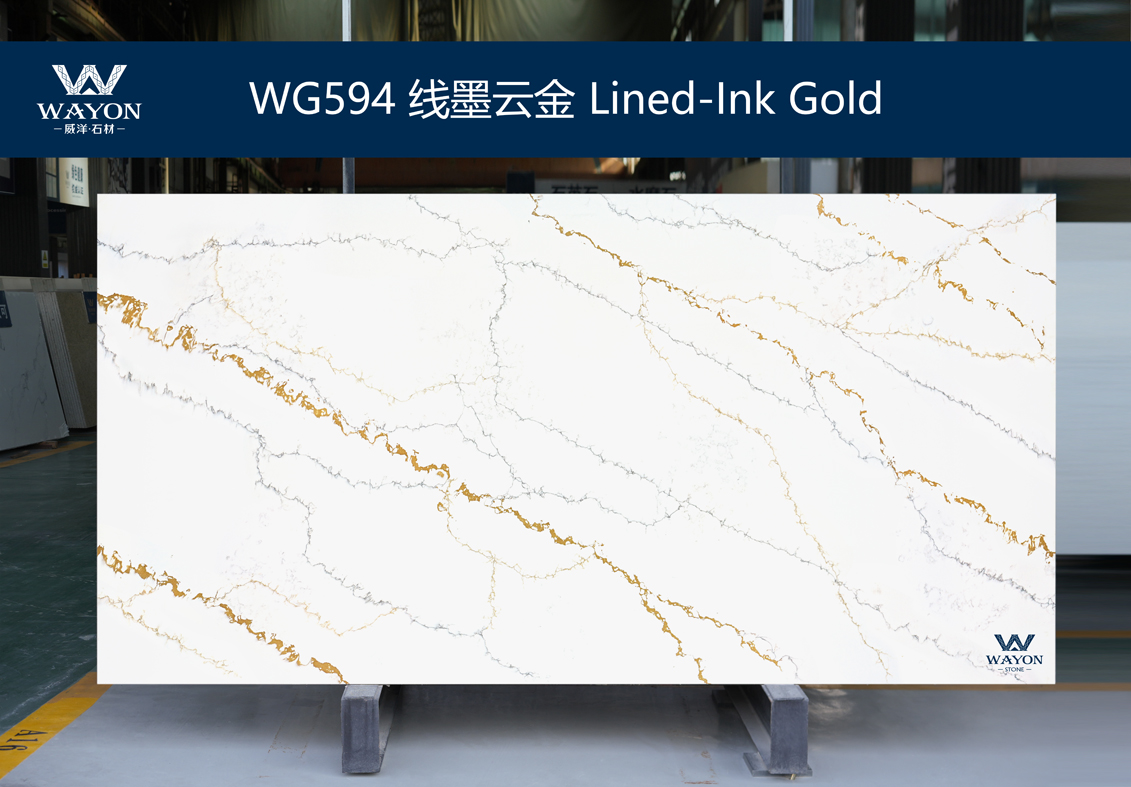 WG594 Lined-Ink Gold