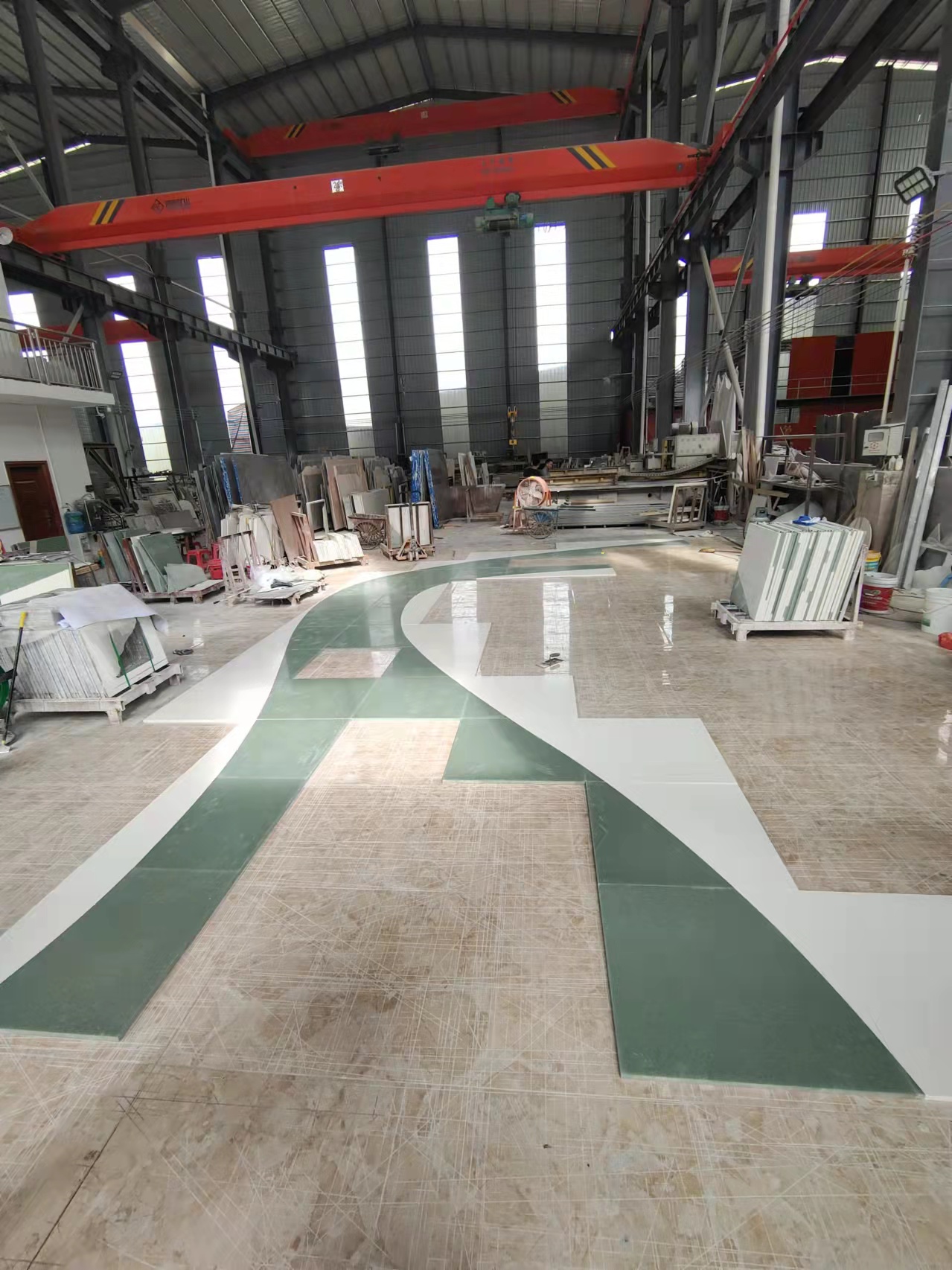 Terrazzo parquet is most commonly used on the walls and floors of buildings. Through different design ideas, various shapes and visual effects can be presented.