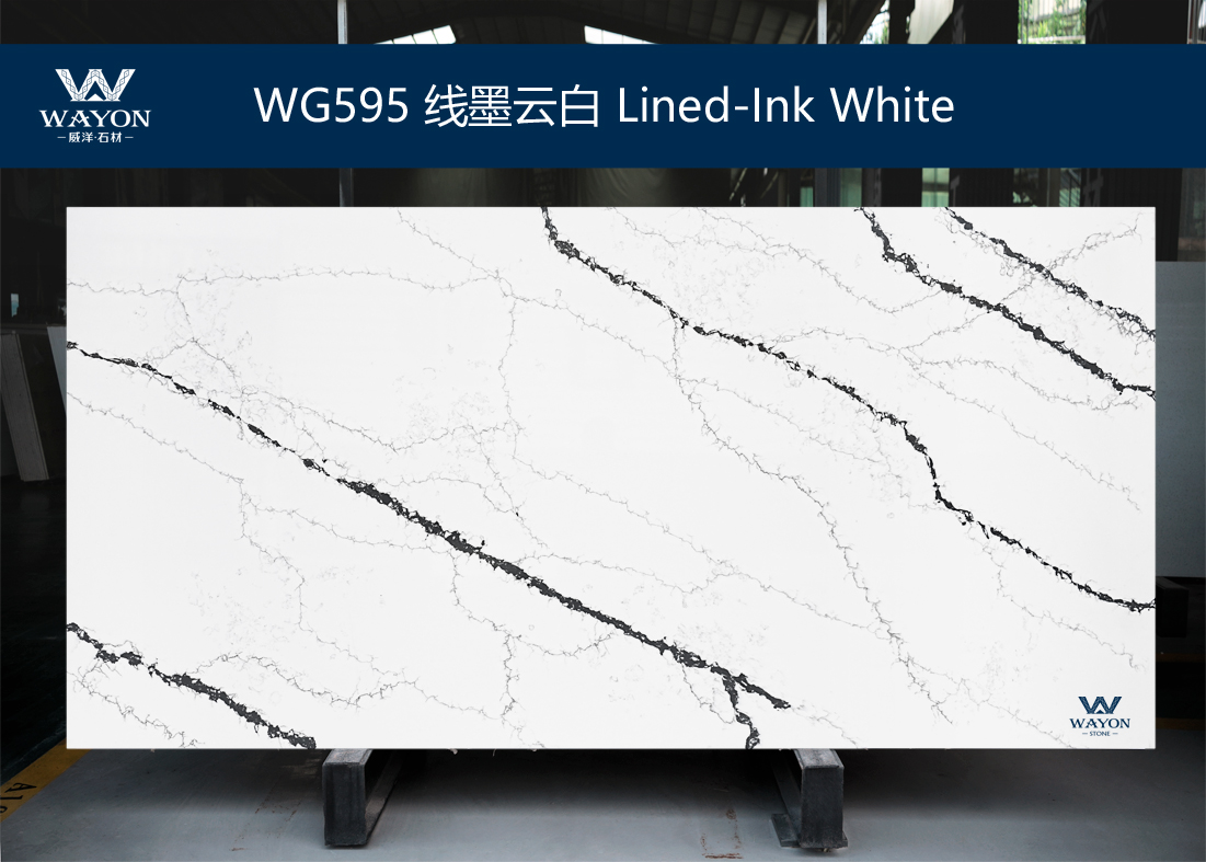 WG595  Lined-Ink White