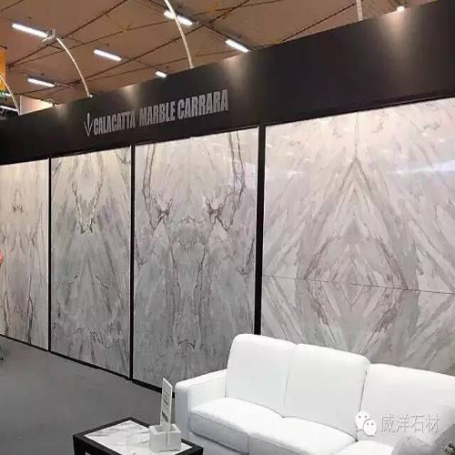 Feria internacional de piedras de Carrara 2016 Italia | cuarzo