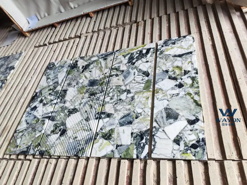 Cold Jadeite Marble TV Background