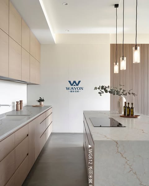 Encimeras de cuarzo resistentes para cocinas modernas | WAYON STONE