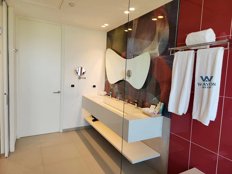 Spain Hotel Integrated Bathroom Basin