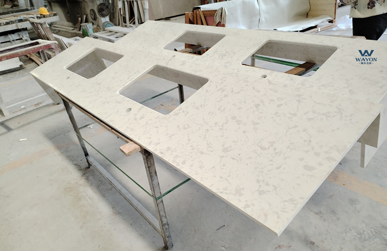 أسطح مغاسل من حجر الكوارتز