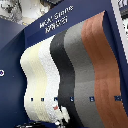 Wayon MCM Stone | ultra-thin flexible stone for building facades