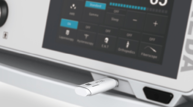 Built-in USB image storage, capable of 4K video recording and playback