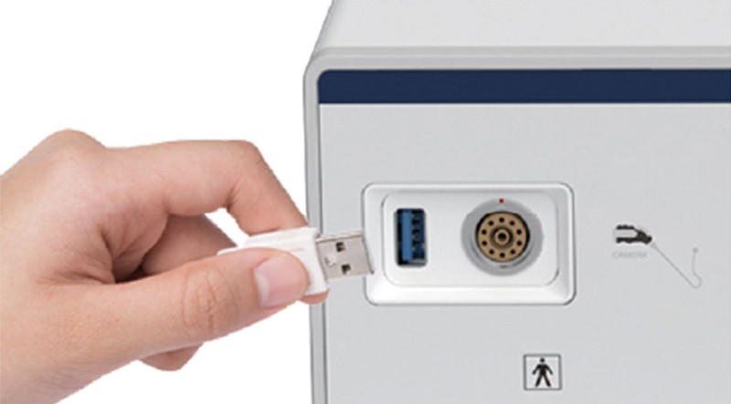 Built-in USB storage