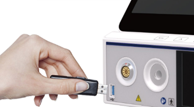 Built-in USB storage
