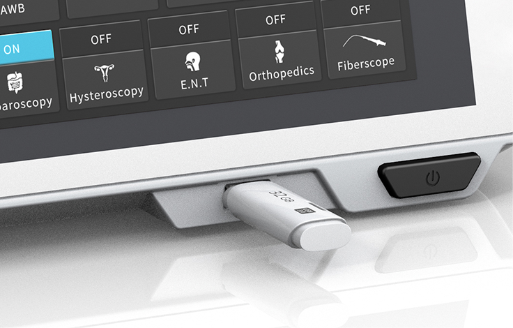Built-in USB storage