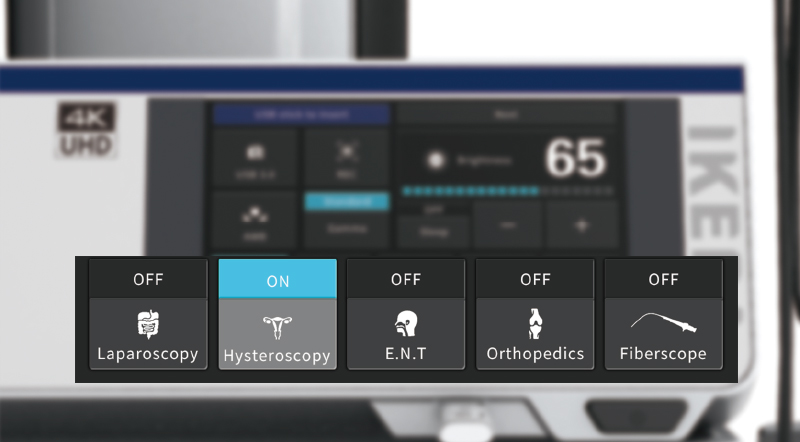 Five surgical procedure modes, one-key switching
