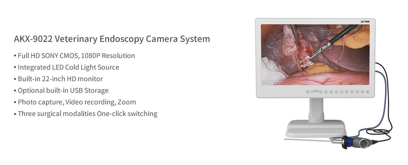 Veterinary All-in-one Endoscopy Camera System
