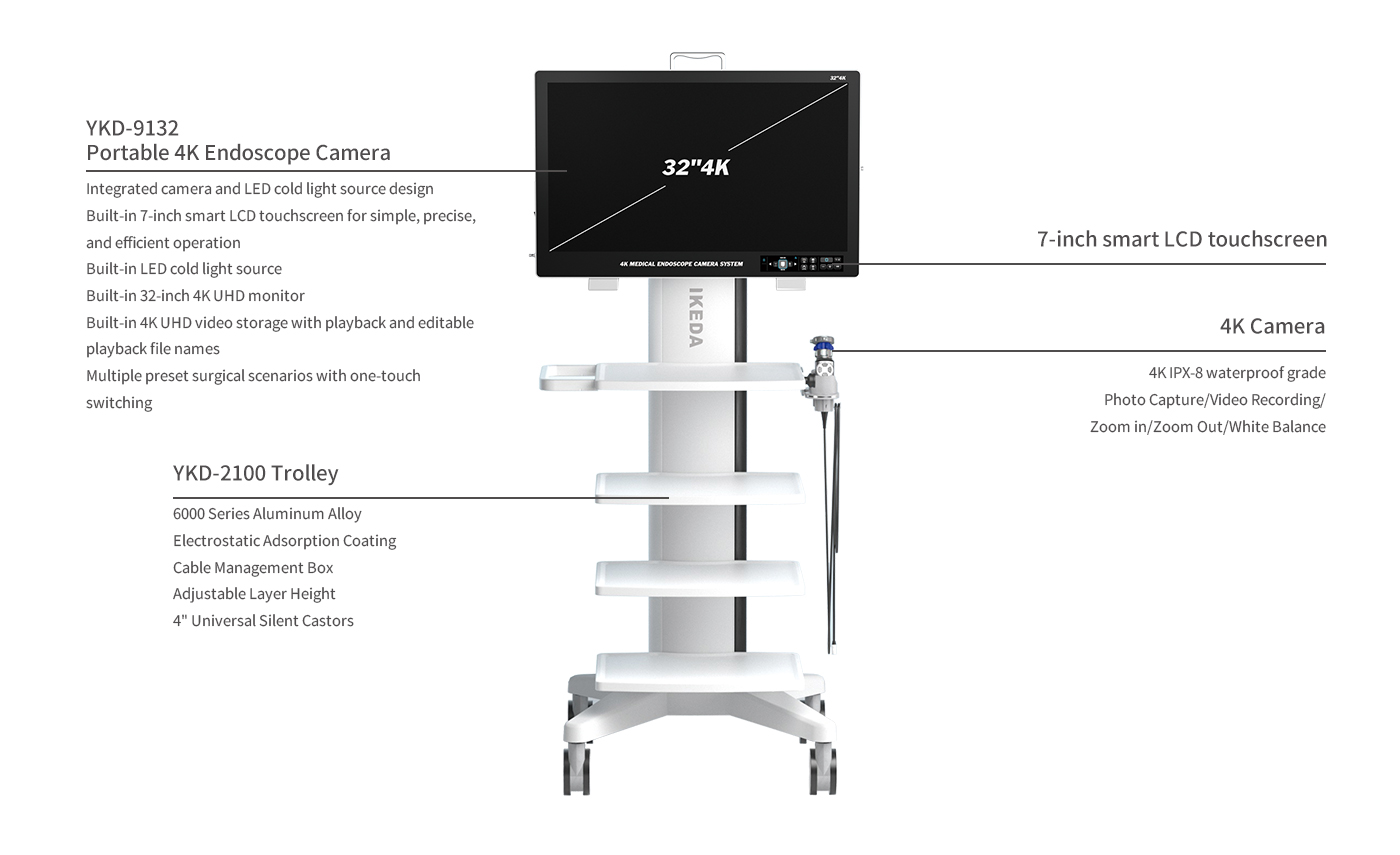 Portable 4K Endoscope Camera