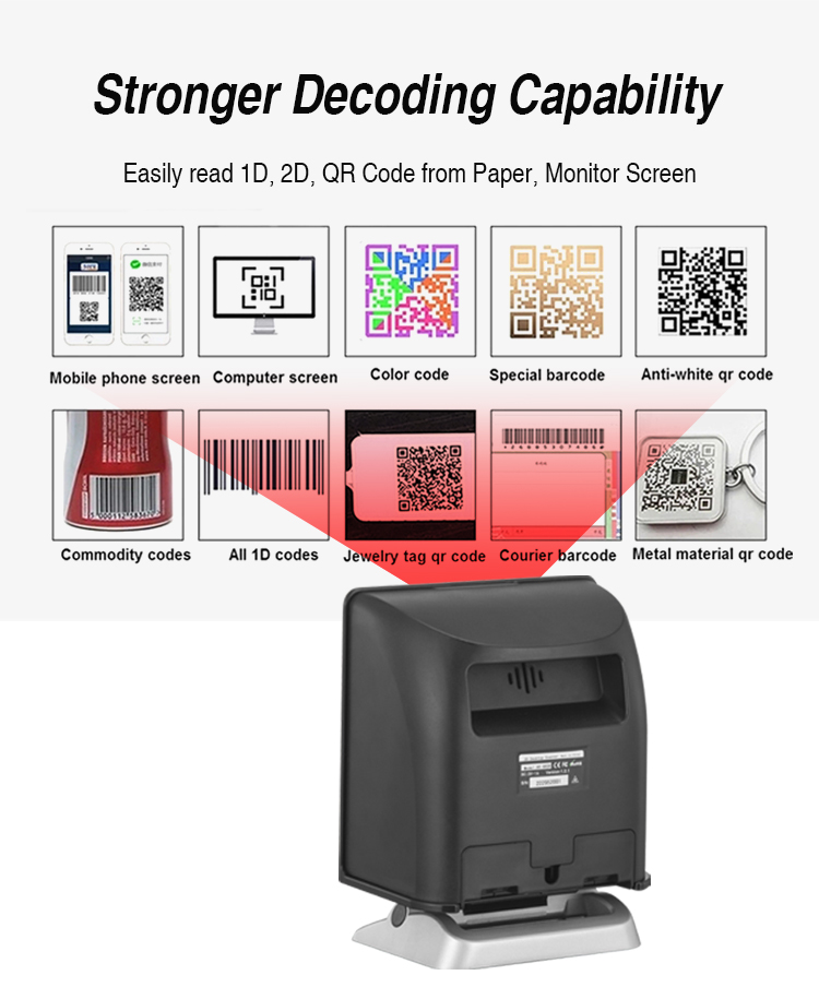 Syble barcode scanner for high-volume operations