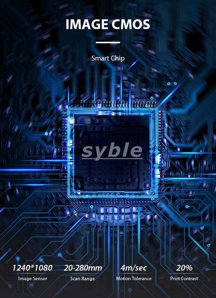 High precision barcode scanner from Syble