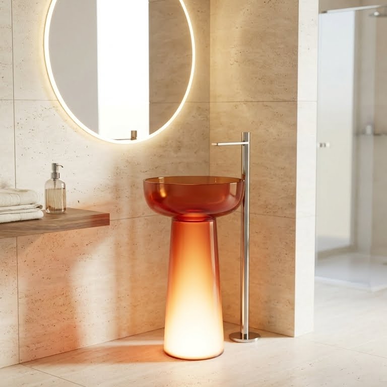 Basin Pedestal Artificial Stone CPG-6623