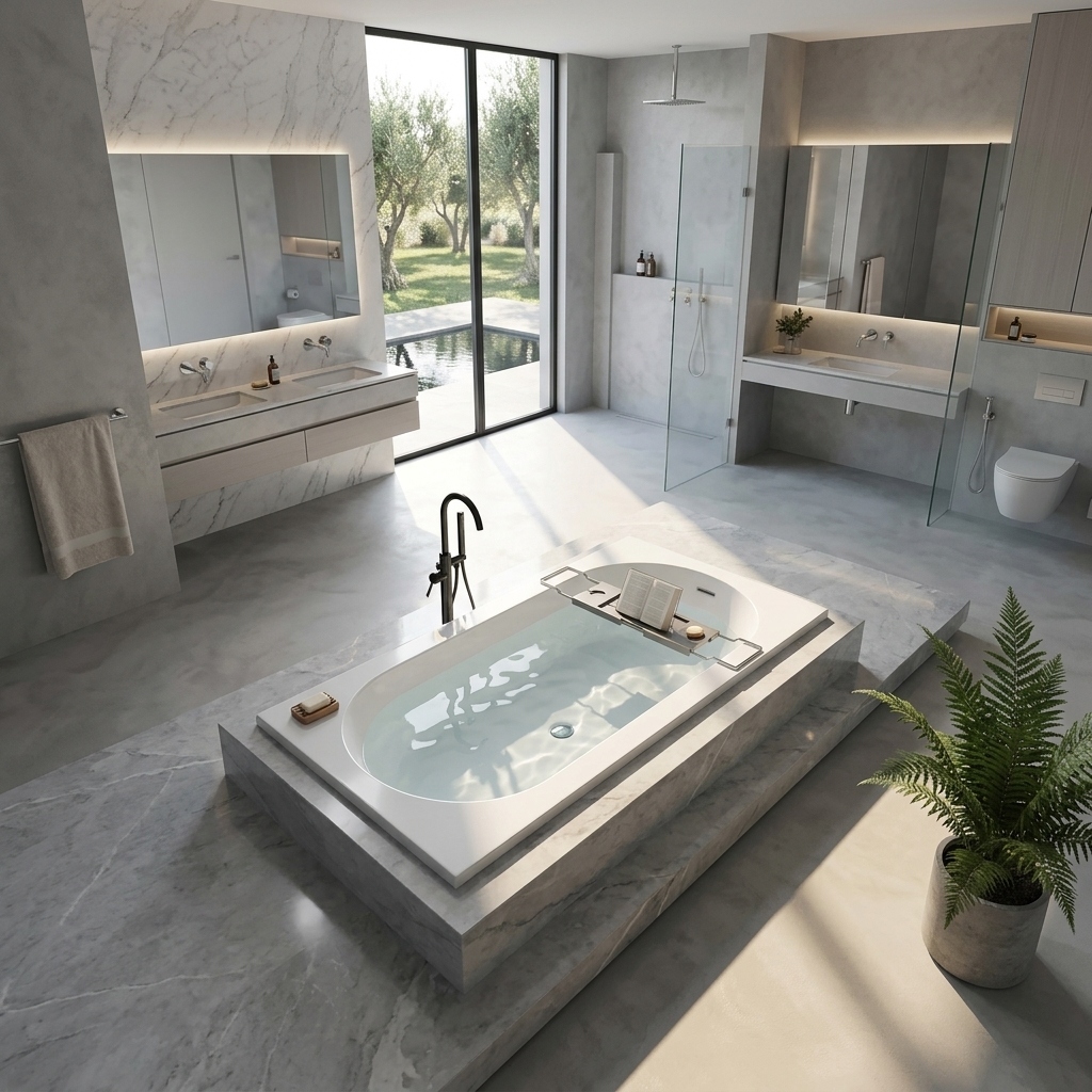 artificial stone bathtub BS-D01