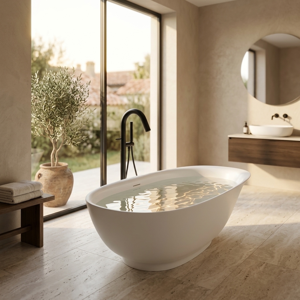 artificial stone bathtub BS-S364