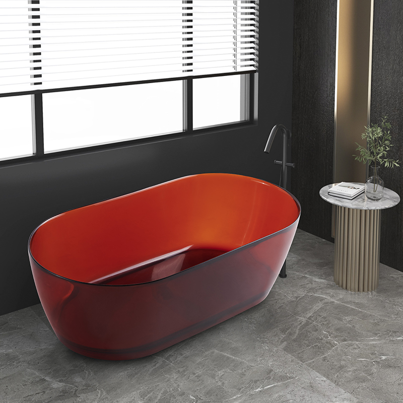 Freestanding artificial stone bathtub BS-S17