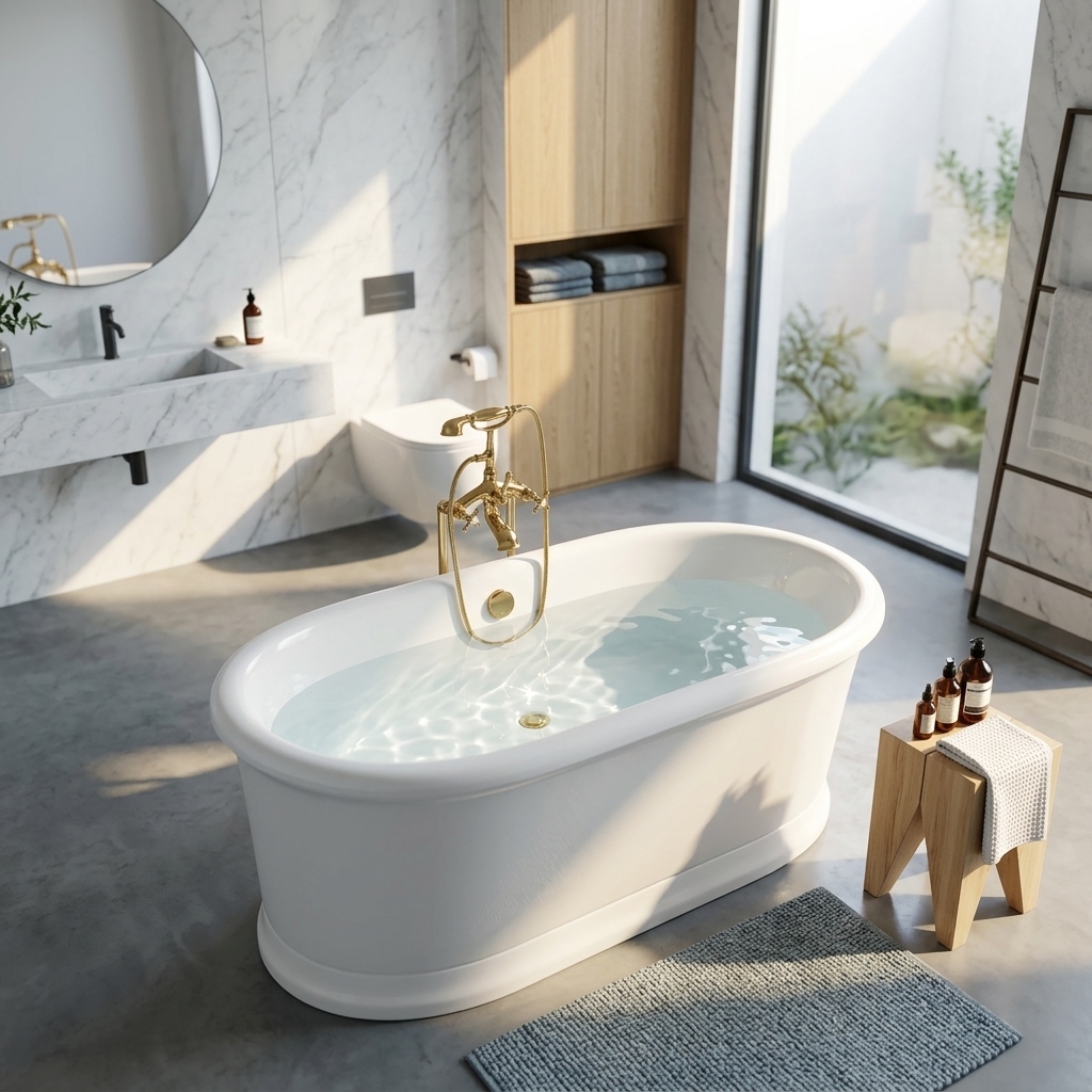 artificial stone bathtub  BS-F01